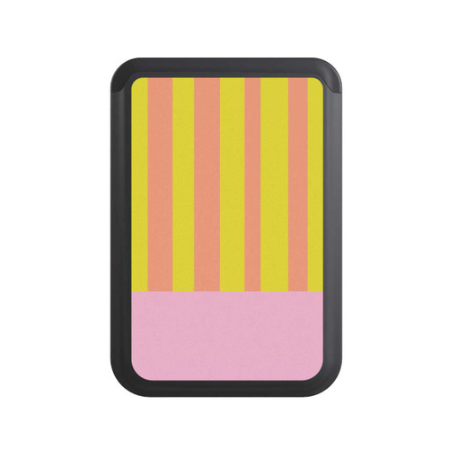  Cardholder Neon Color Stripes