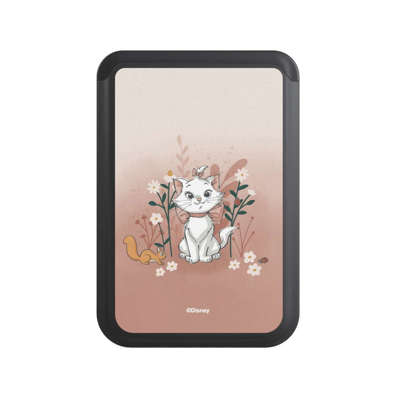  Cardholder Marie avec des fleurs