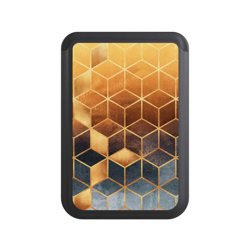  Cardholder Cubes Dorés