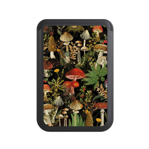  Cardholder Verschiedene Pilze Im Wald