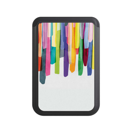  Cardholder Bunte Streifen Weißer Hintergrund