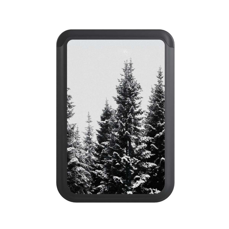  Cardholder Arbres couverts de neige