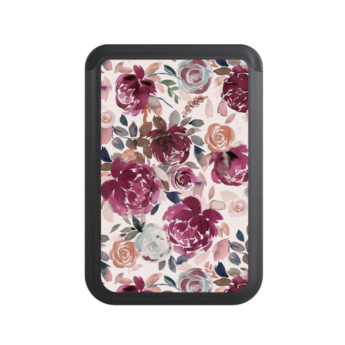  Cardholder Autumn Peonies and roses Pink