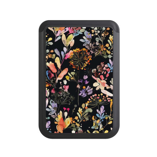  Cardholder Wild Grasses Black