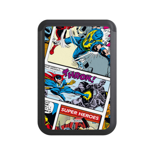  Cardholder Marvel Retro Comic Blue