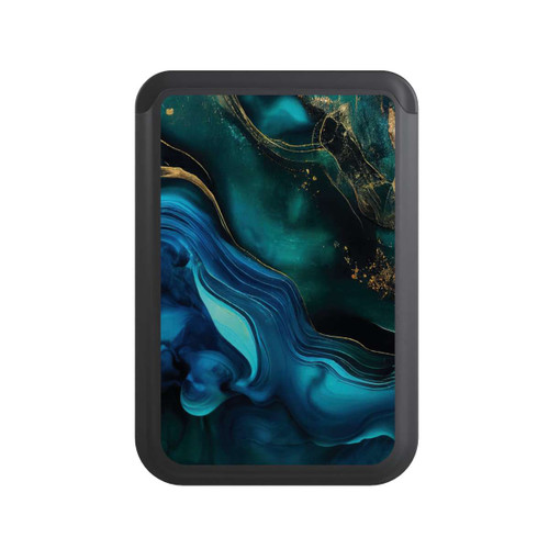  Cardholder Blue Gold Ink