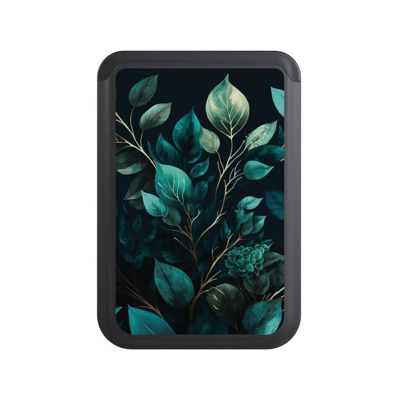  Cardholder Eucalyptus Fond Sombre