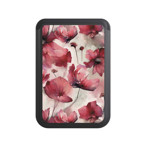 Cardholder Wild Poppies Seamless