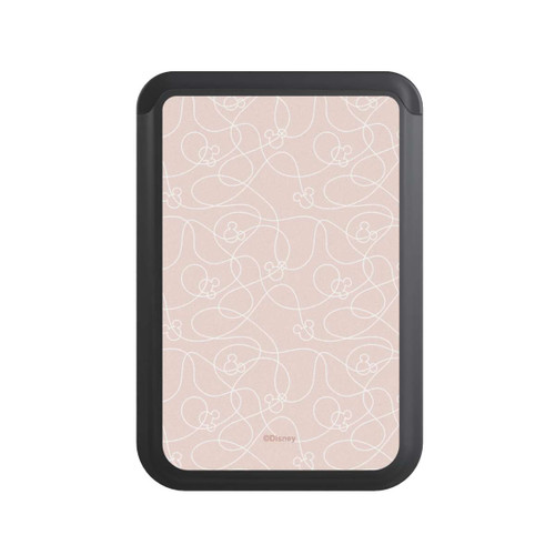  Cardholder Micky Line Art Pattern Rose 