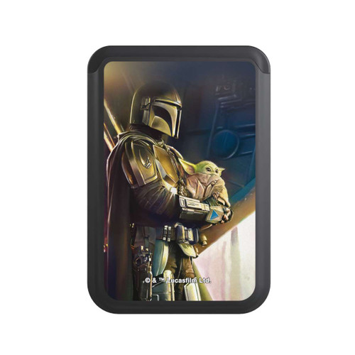  Cardholder Mandalorian and Grogu inside Ship