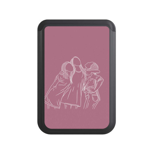  Cardholder Freundinnen Line Art