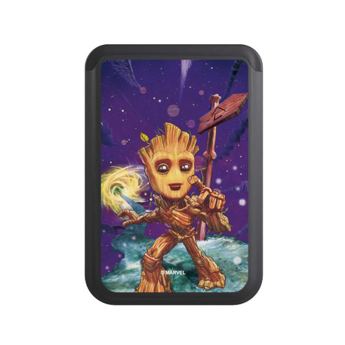  Cardholder Baby Groot Galaxy Touch