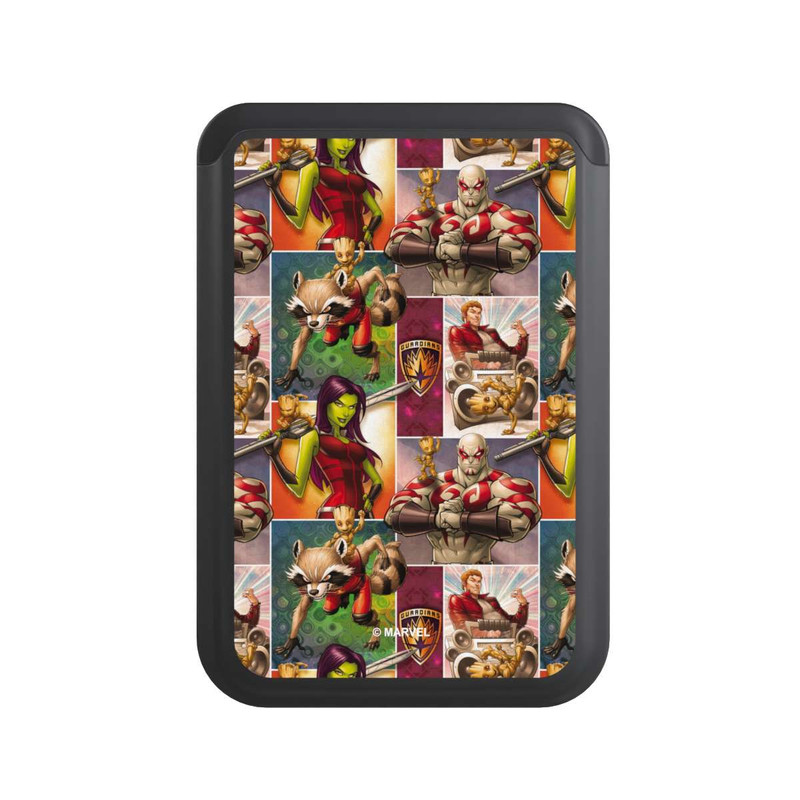  Cardholder Guardians of the Galaxy Comic Book Pattern