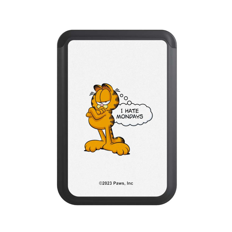  Cardholder Garfield I Hate Mondays Weiß