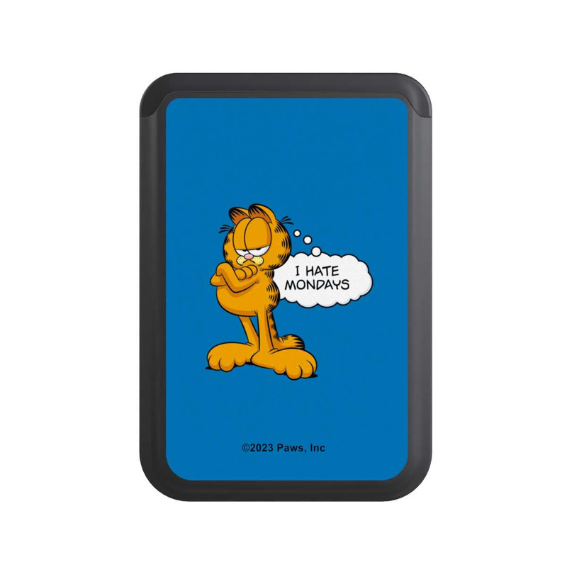  Cardholder Garfield I Hate Mondays Blau