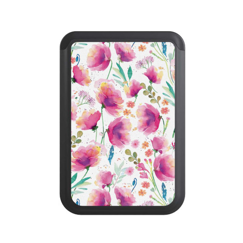  Cardholder Watercolor Abstract Poppies