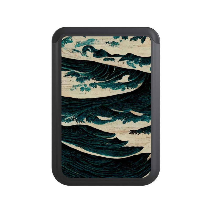  Cardholder Vagues sauvages