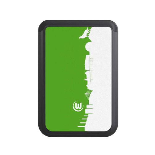  Cardholder Skyline Grün Weiß