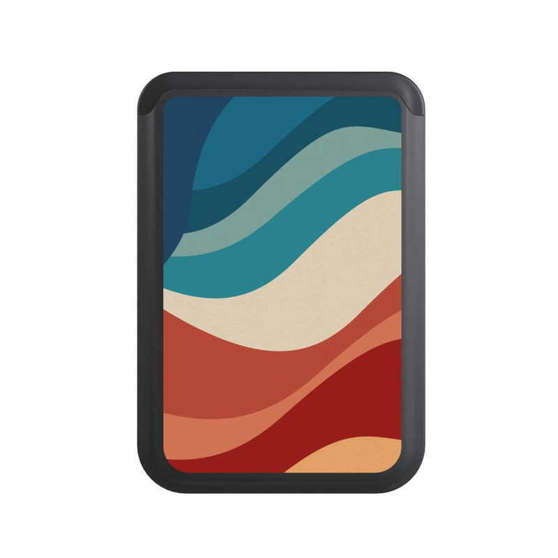  Cardholder Vagues de couleur
