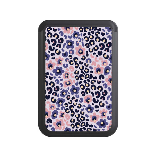 Cardholder Tierfell mit Blumen 1