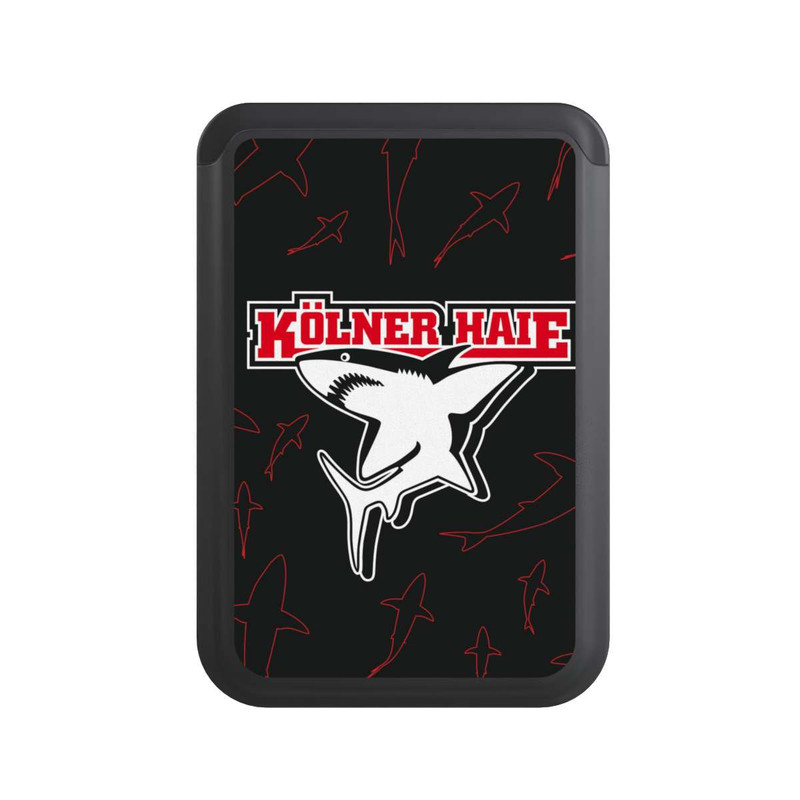  Cardholder Haie Muster Rot