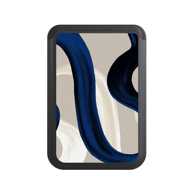  Cardholder Traits de pinceau abstraits 80
