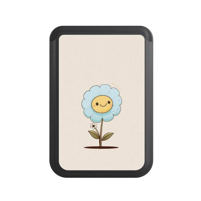  Cardholder Neugierige entzückende Blume