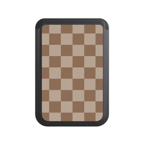  Cardholder Brown check