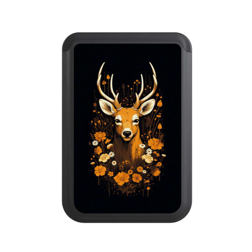  Cardholder Deer Flowers Big