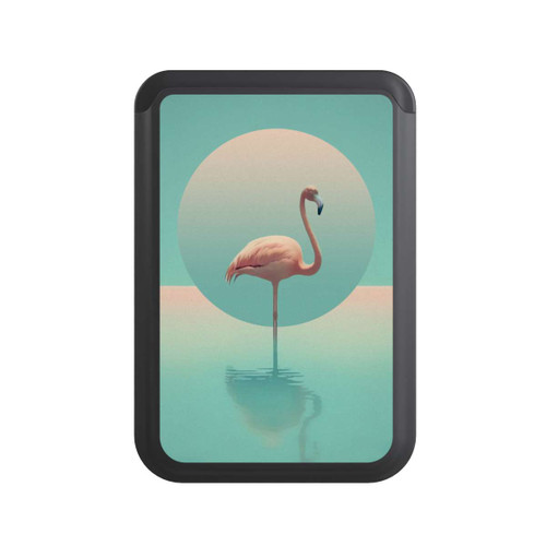  Cardholder Flamingo In The Pool 