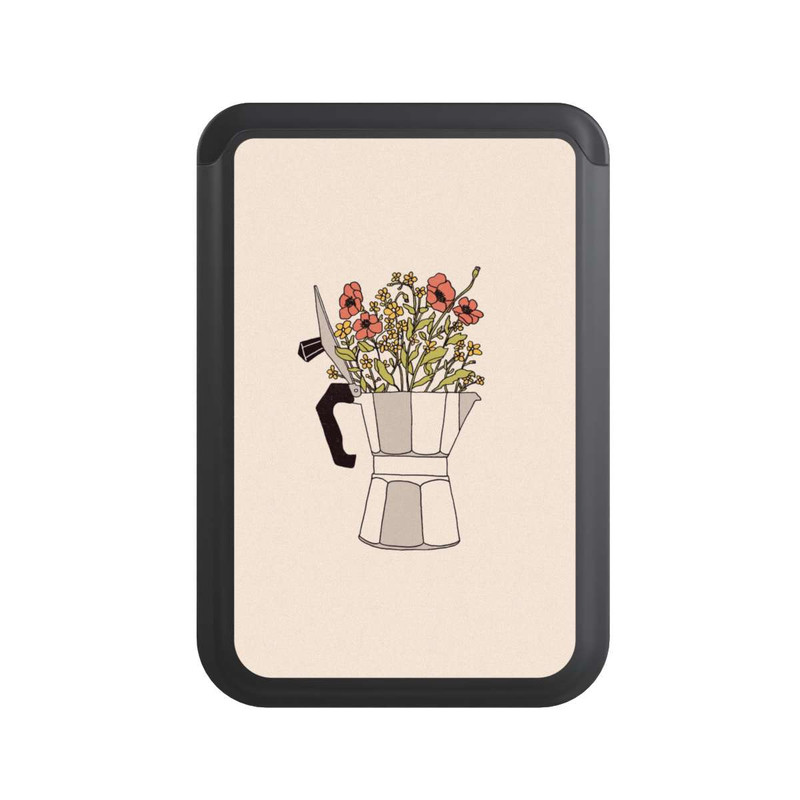  Cardholder Fleurs Moka