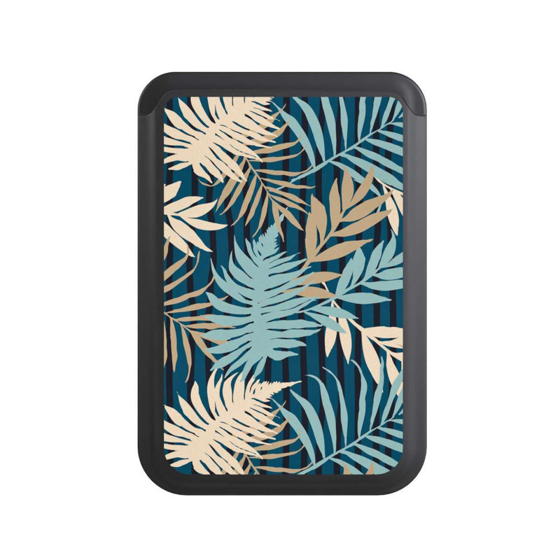  Cardholder Palm Garden Beige Pattern