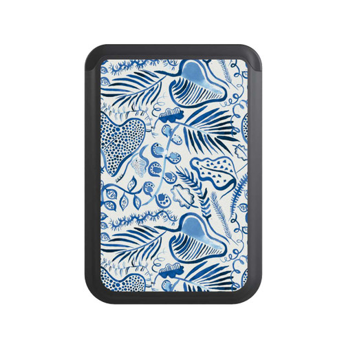 Cardholder Tropical Forest Leaves Blue