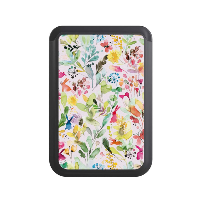  Cardholder Wild Flowers Meadow Pink