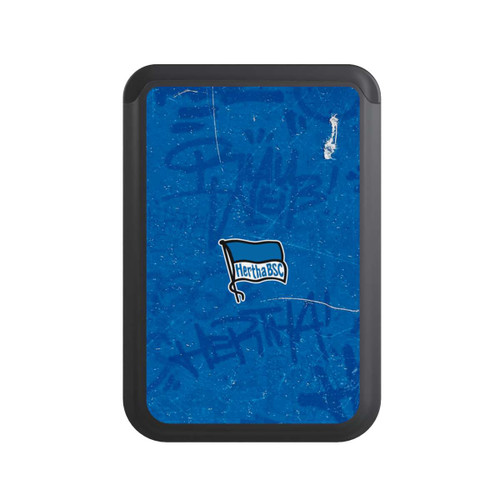  Cardholder Street Graffiti Blau