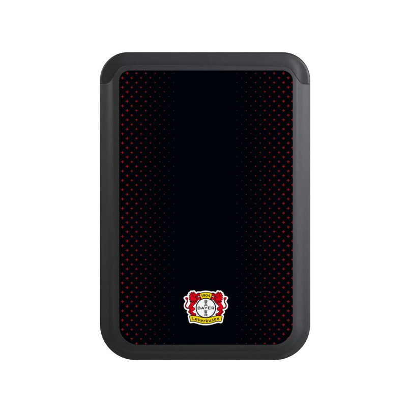  Cardholder Bayer 04 Leverkusen Schwarz mit Muster