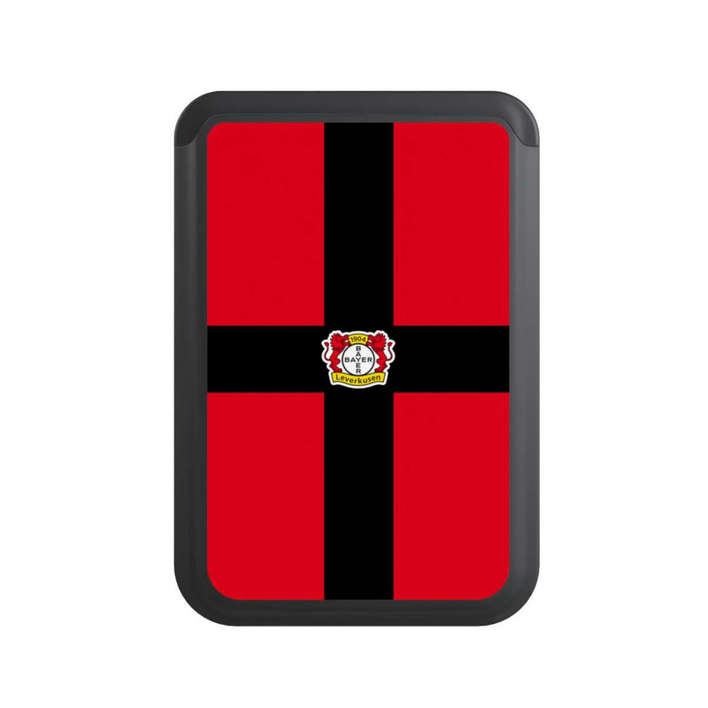  Cardholder Bayer 04 Leverkusen Schwarzes Kreuz auf Rot