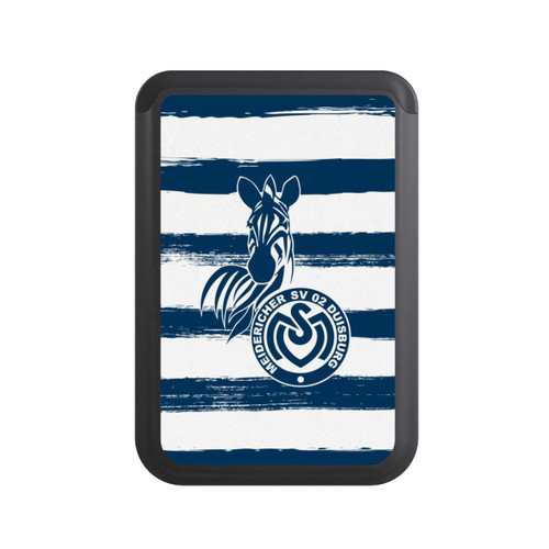  Cardholder MSV Duisburg Blau Weiß Gestreift