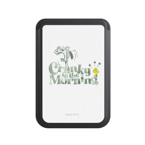  Cardholder Snoopy Cranky in the Morning