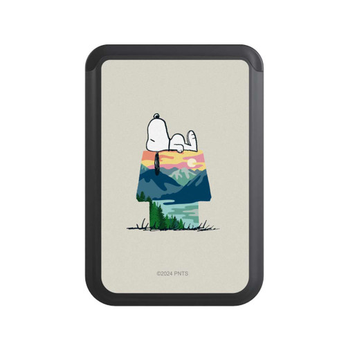  Cardholder Snoopy Camping Hütte