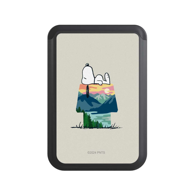  Cardholder Snoopy Camping Hütte
