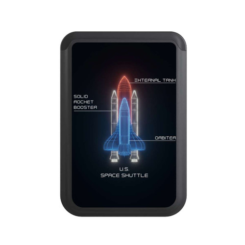  Cardholder Space Shuttle Wireframe