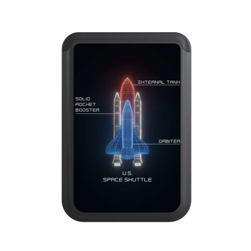  Cardholder Space Shuttle Wireframe