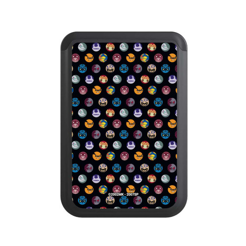  Cardholder Bijuu Muster Schwarz