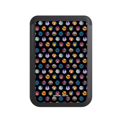  Cardholder Bijuu Pattern Black