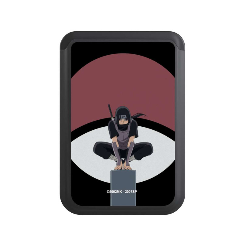  Cardholder Symbole Itachi Uchiha noir