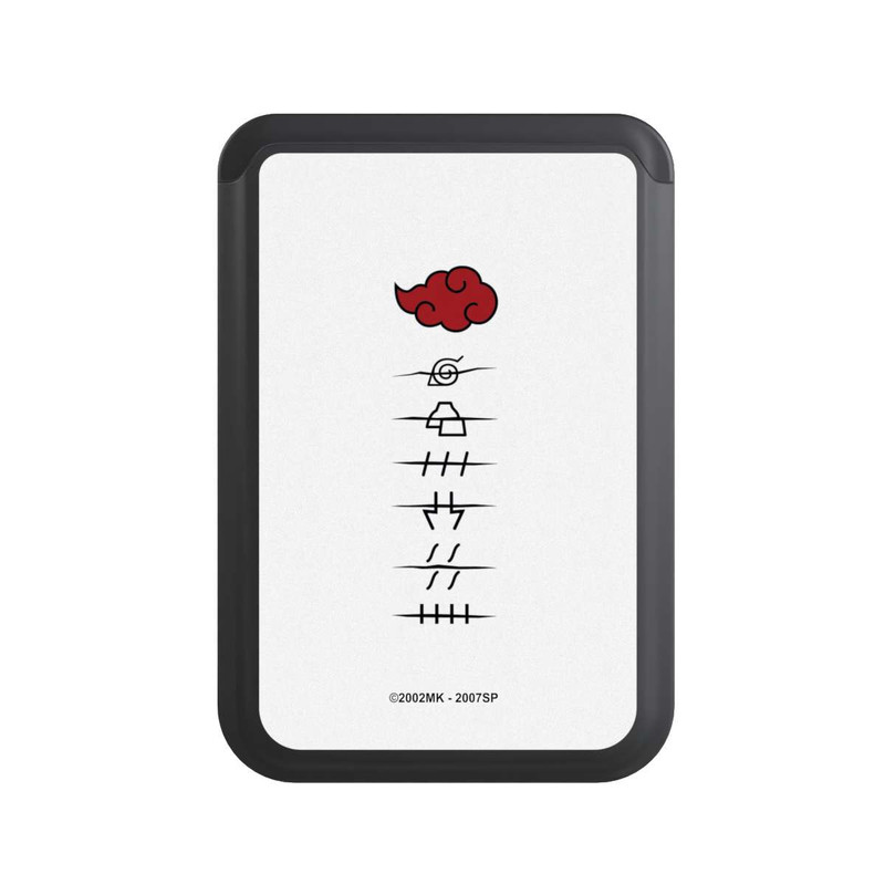  Cardholder Symboles blancs des membres d'Akatsuki
