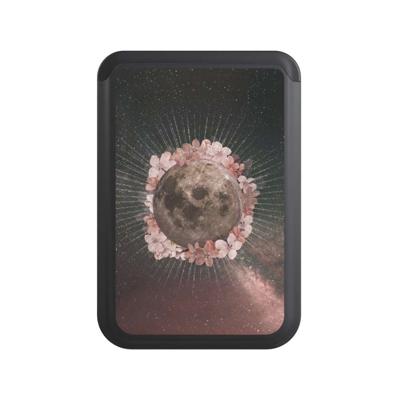  Cardholder Lumière de lune florale