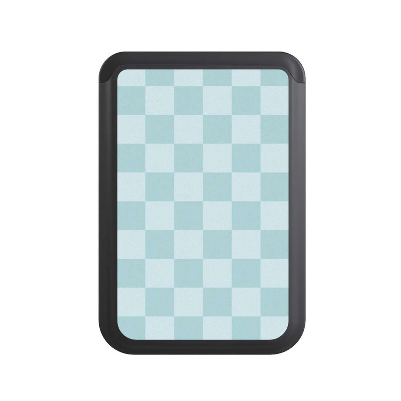  Cardholder Damier bleu clair
