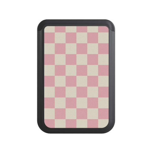  Cardholder Schachbrett Rosa